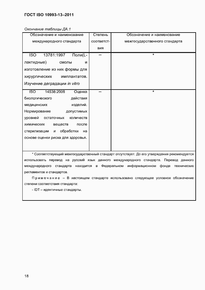  ISO 10993-13-2011.  22