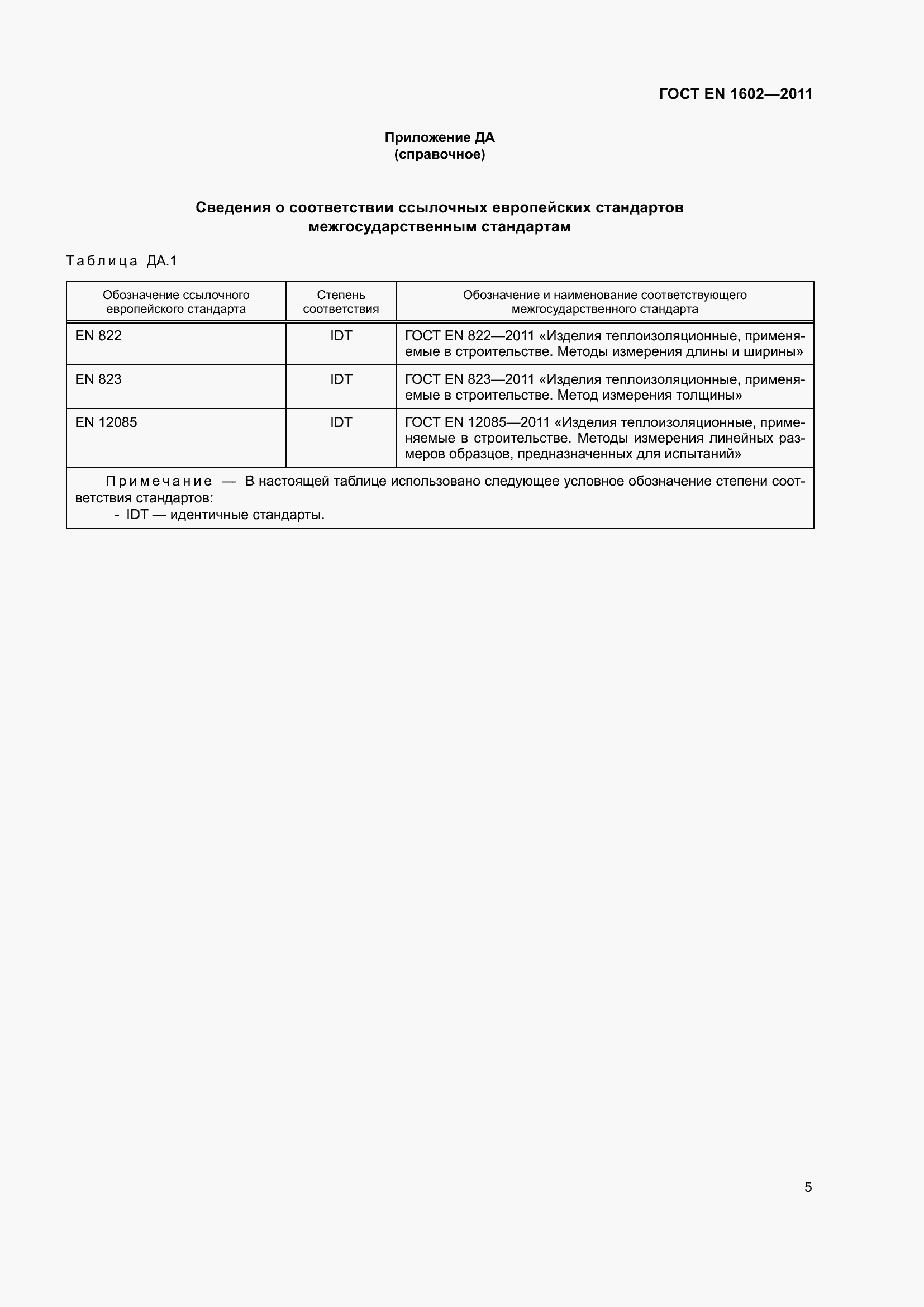 ���� EN 1602-2011. �������� 11