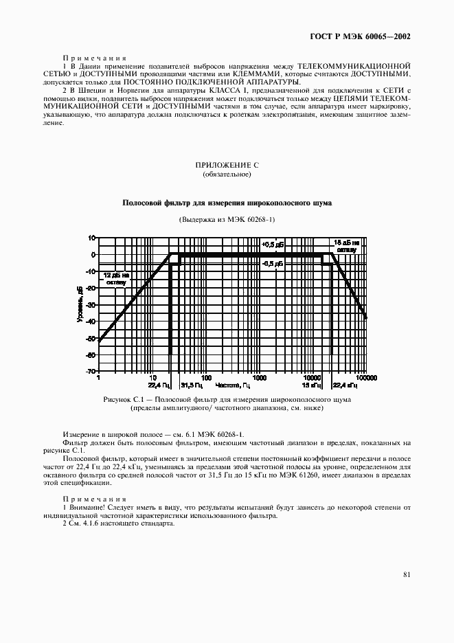 ГОСТ Р МЭК 60065-2002. Страница 87