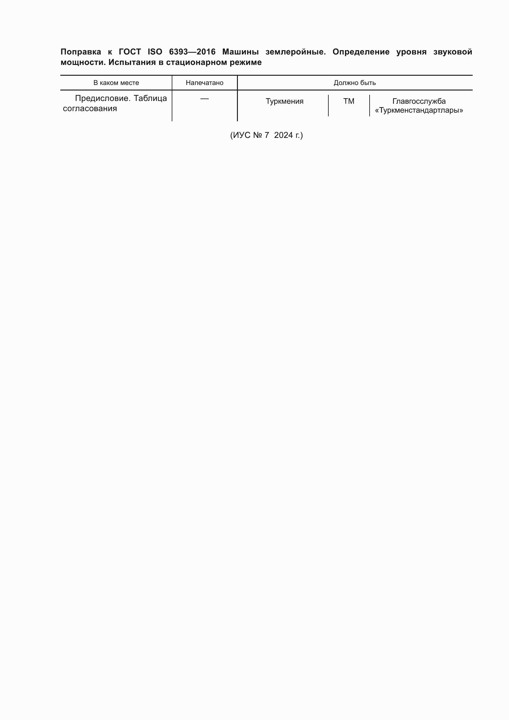 Поправка к ГОСТ ISO 6393-2016