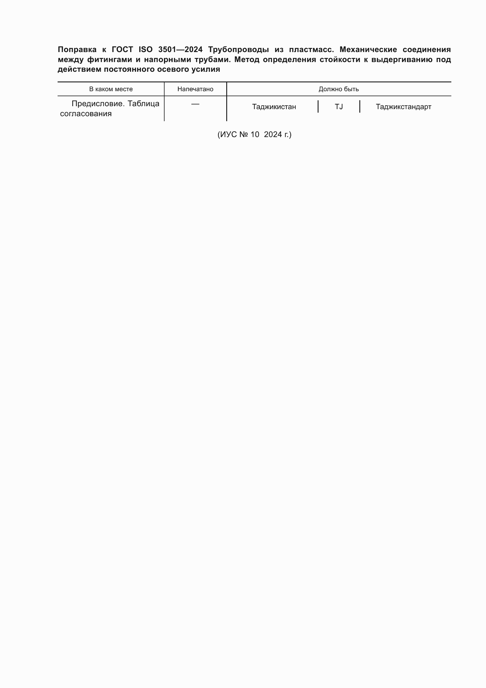 �������� � ���� ISO 3501-2024