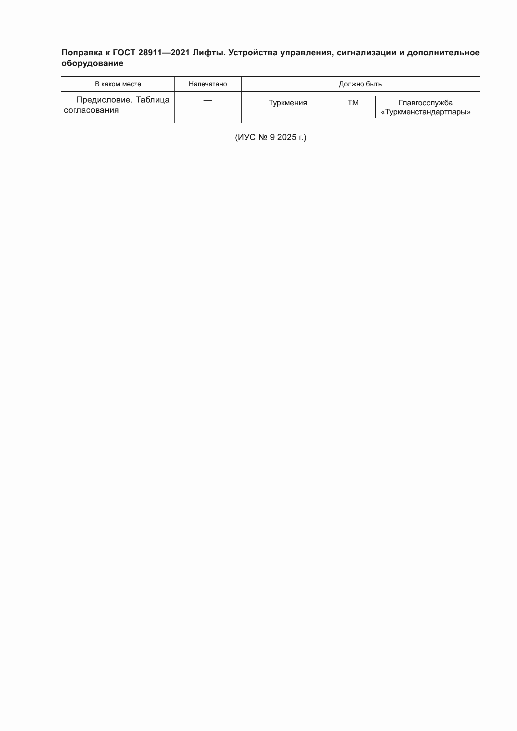 Поправка к ГОСТ 28911-2021