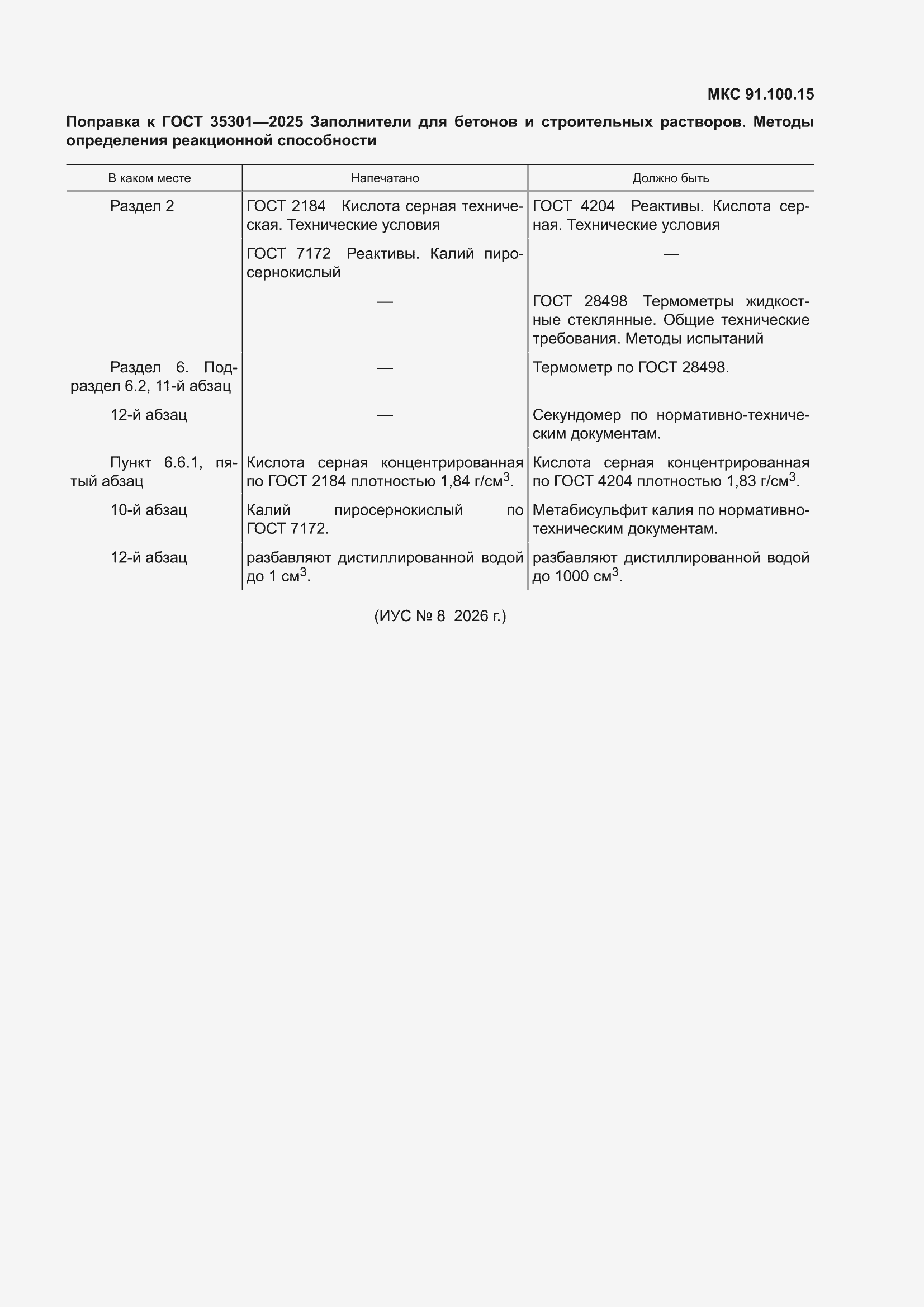 Поправка к ГОСТ 35301-2025
