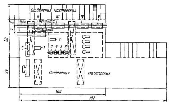 План электромашинного цеха